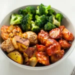 Skinny Chicken and Roasted Potato Bowl