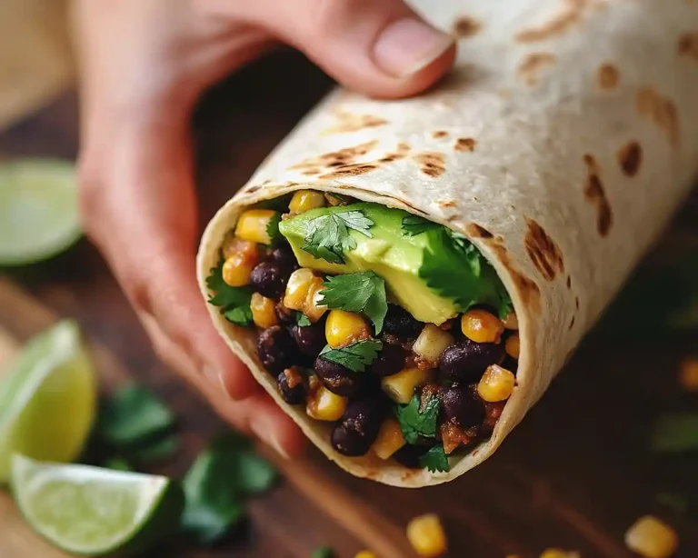 10-Minute Vegan Burrito Wraps