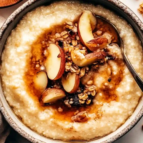 Creamy Vanilla Millet Porridge