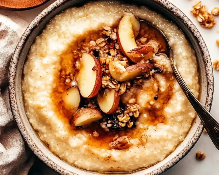 Creamy Vanilla Millet Porridge