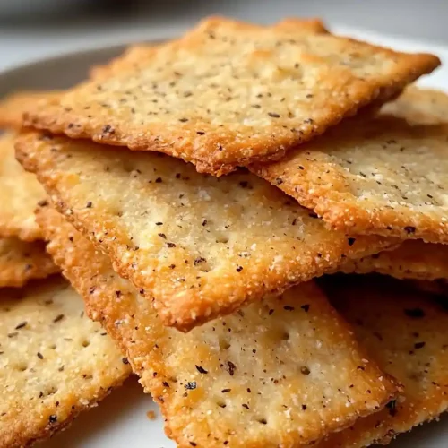 Crispy Almond Flour Crackers