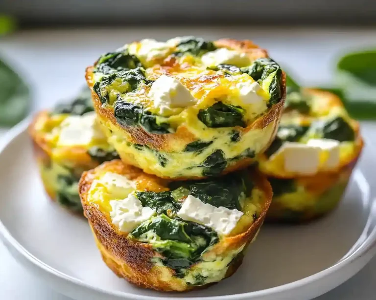 Egg Muffins with Spinach and Feta