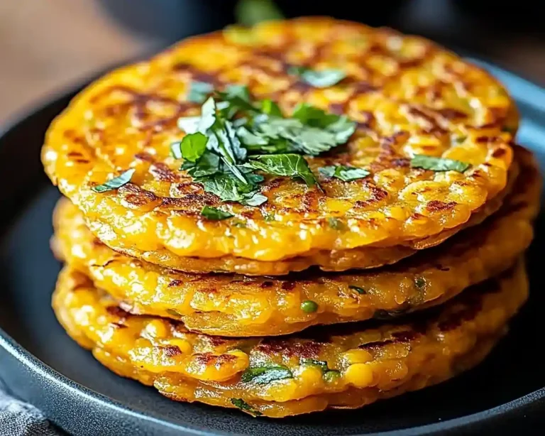 Energizing Savory Red Lentil Pancakes
