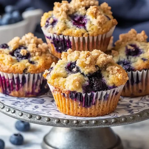 Gluten-Free Blueberry Streusel Muffins