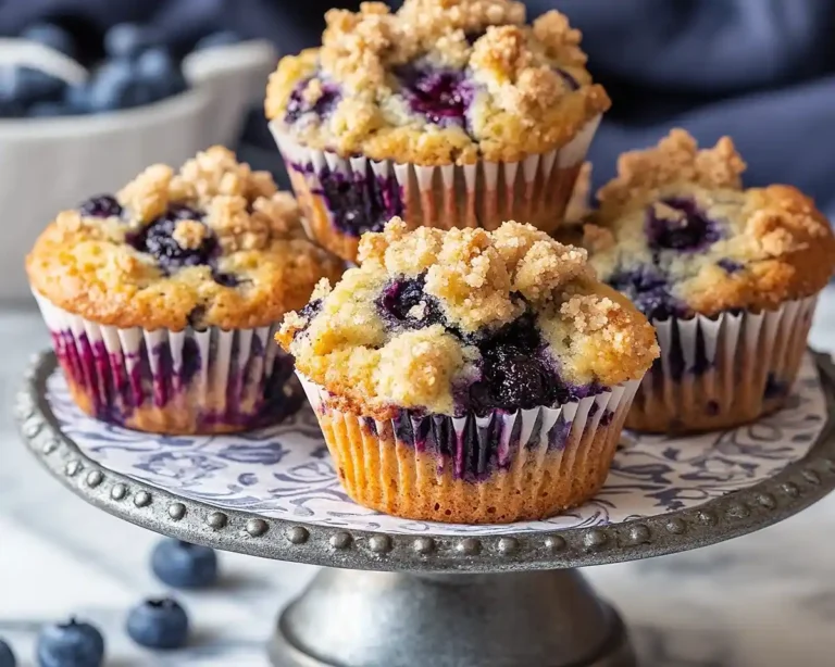 Gluten-Free Blueberry Streusel Muffins