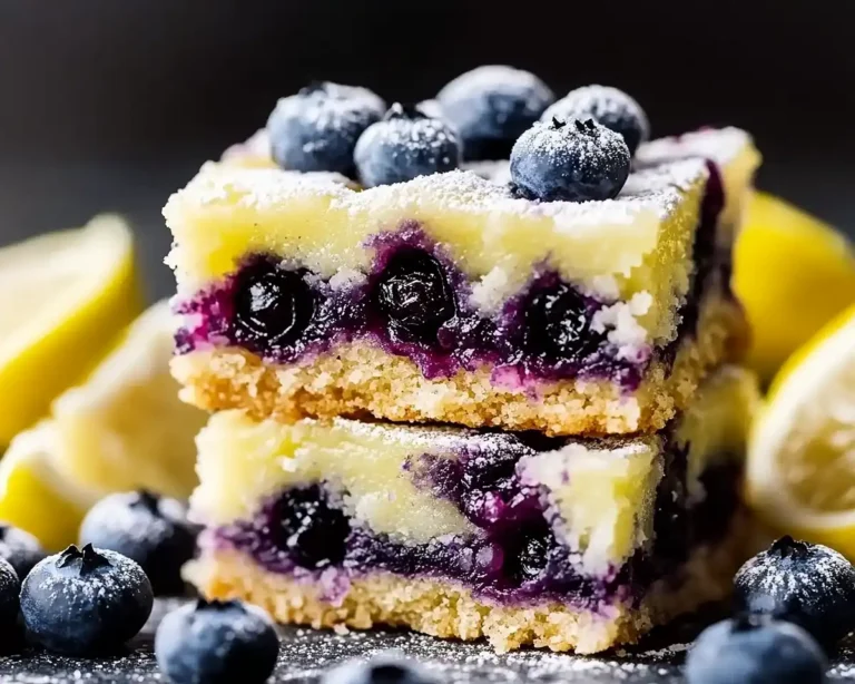 Gluten-Free Lemon Blueberry Bars