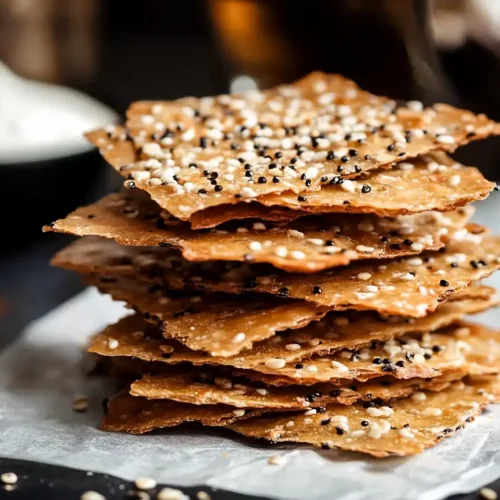Gluten-Free Sourdough Discard Crackers