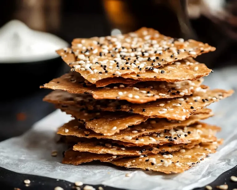 Gluten-Free Sourdough Discard Crackers