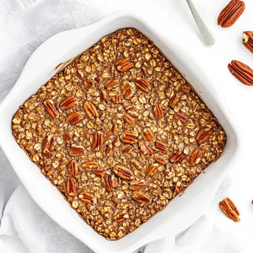 Pecan Pie Baked Oatmeal