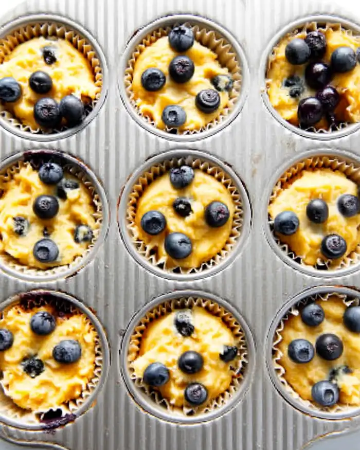 Sugar-Free Blueberry Muffins