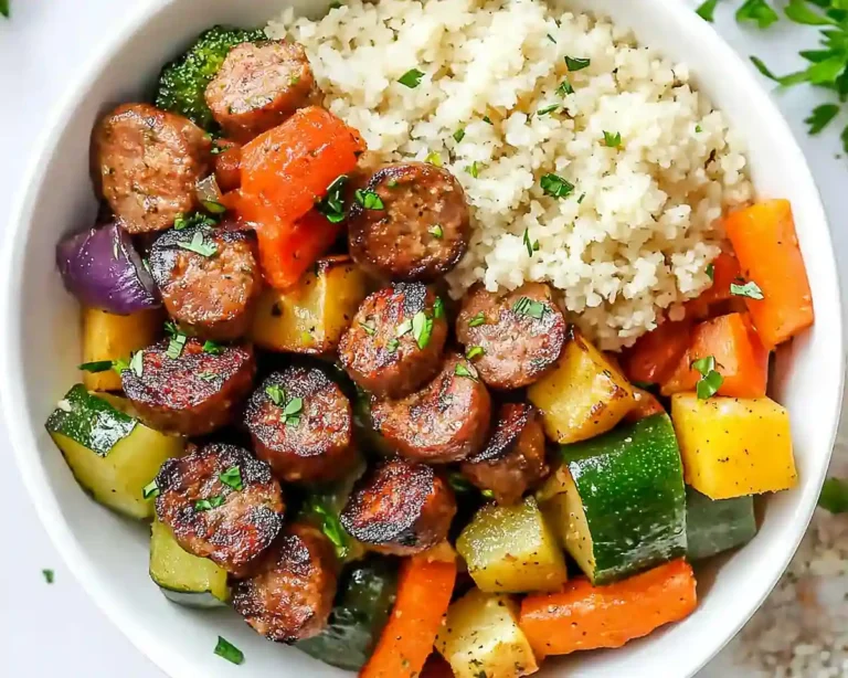 10 Minute Air Fryer Chicken Sausage