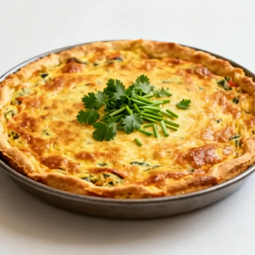 Bacon & Mushroom Crustless Quiche