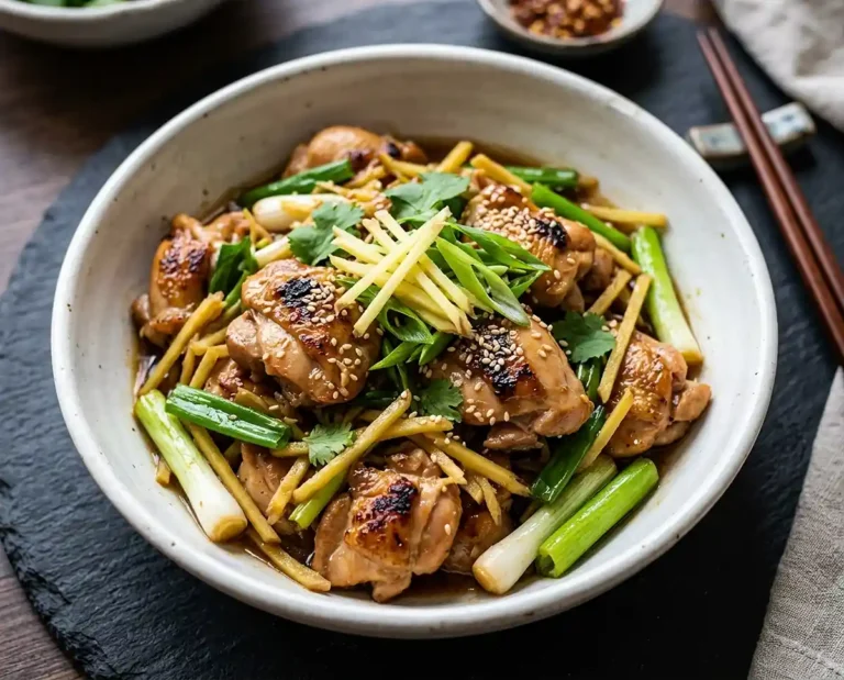 Chicken with Ginger and Spring Onion