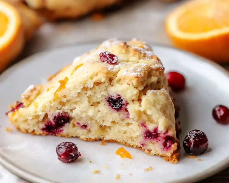 Gluten-Free Cranberry Orange Scones