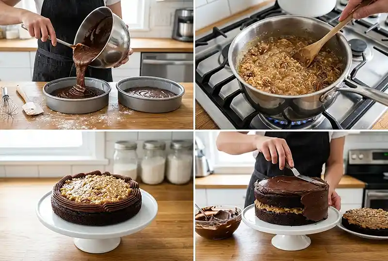 Gluten-Free German Chocolate Layer Cake