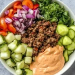 Gluten-Free Loaded Burger Bowls