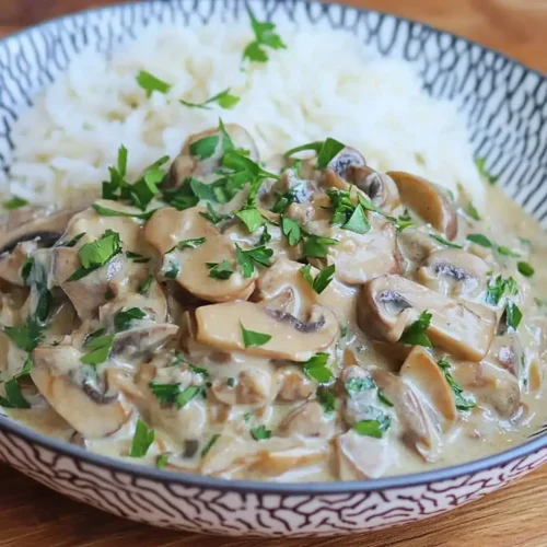 Gluten Free Mushroom Stroganoff