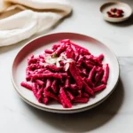 Gluten-Free Pink Beet Pasta