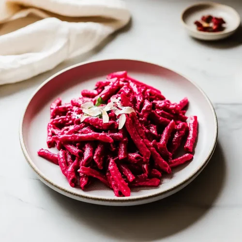 Gluten-Free Pink Beet Pasta 4 Gluten-Free Pink Beet Pasta