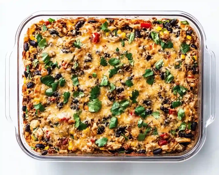 Gluten-free Chicken Burrito Casserole