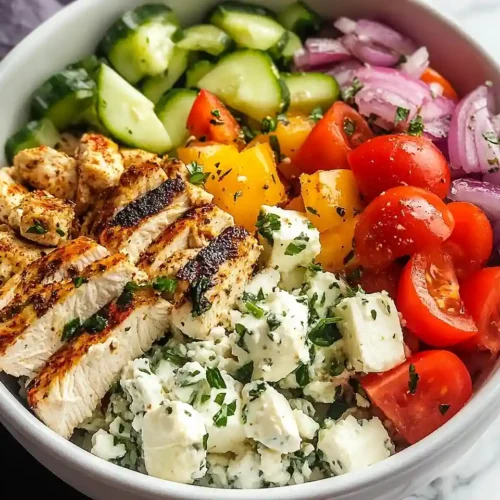 Gluten-free Greek Chicken Bowls