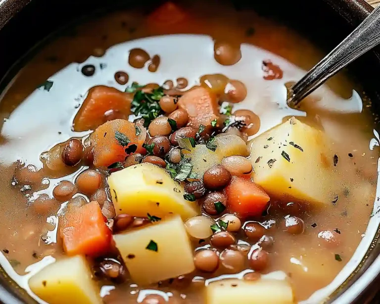Hearty Lentil and Potato Soup