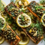16 Gluten-Free Seafood Recipes 6 Herb and Caper Crusted Salmon