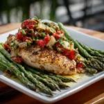 Lemon Pepper Chicken with Artichoke Salsa