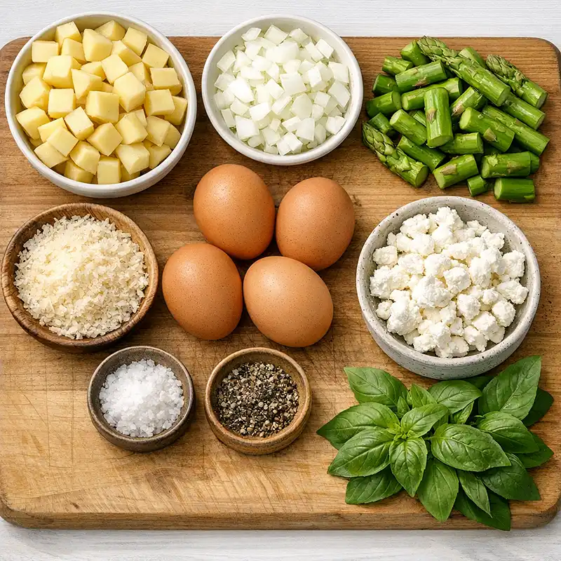 Potato and Asparagus Frittata