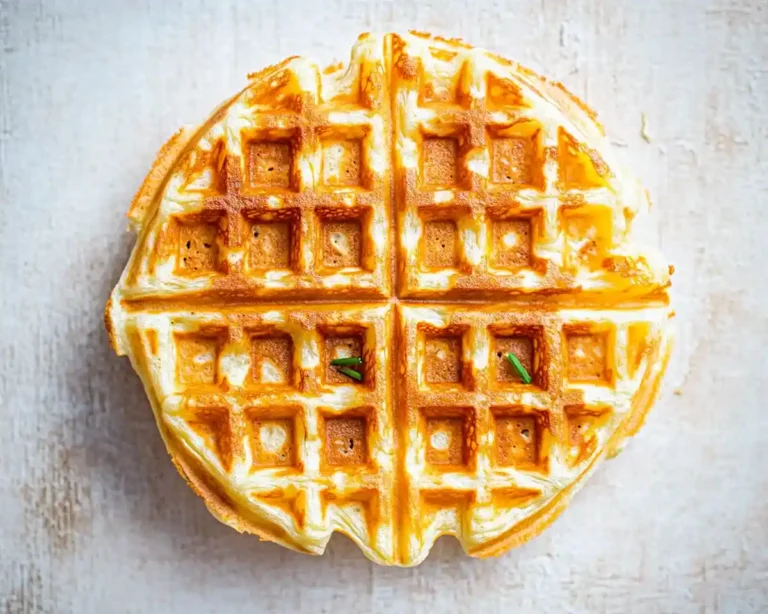 Savory Cheddar and Chive Waffles