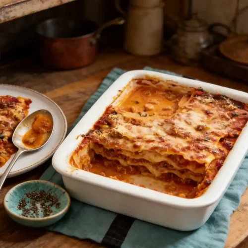 Smoky Sausage and Butternut Lasagne