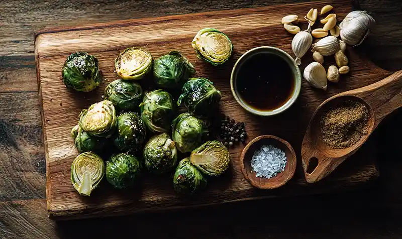 Sweet Chili Roasted Brussels Sprouts 2 Spicy Sweet Brussels Sprouts