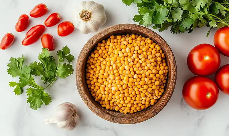 Spicy vegetarian snack