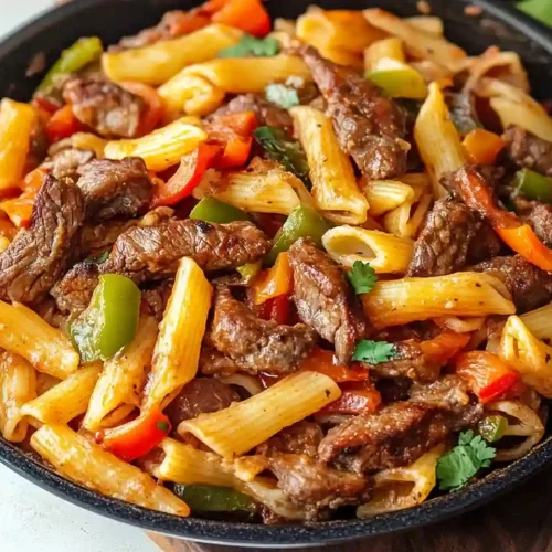 Steak Fajita Pasta
