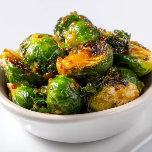 Sweet Chili Roasted Brussels Sprouts 4 Sweet Chili Roasted Brussels Sprouts