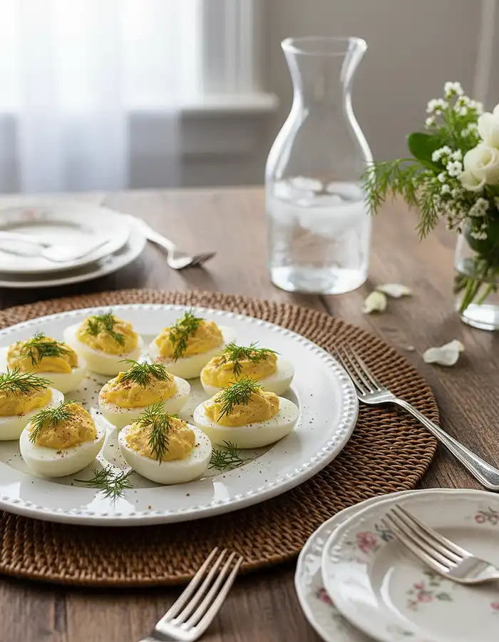 Deviled Eggs Recipe 4 creamy yolk filling