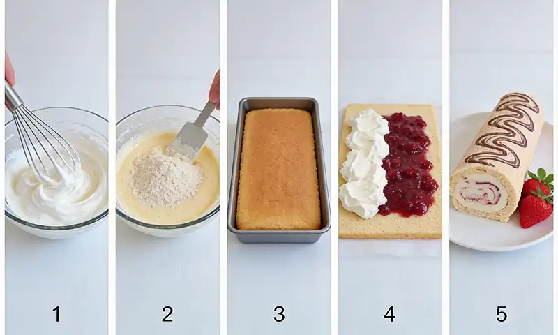 Gluten-Free Arctic Roll 3 jam-filled sponge