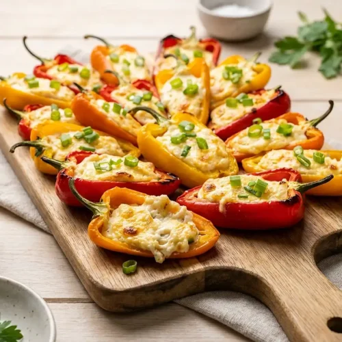 Cream Cheese Stuffed Mini Peppers 5 Cream Cheese Stuffed Mini Peppers
