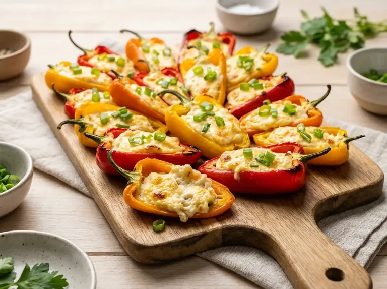 Cream Cheese Stuffed Mini Peppers