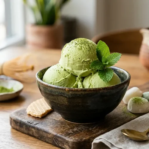 Dairy-Free Matcha Ice Cream