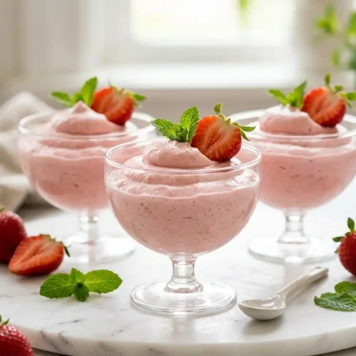 Dairy-Free Strawberry Mousse
