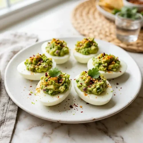 Gluten-Free Guacamole Deviled Eggs 5 Gluten-Free Guacamole Deviled Eggs