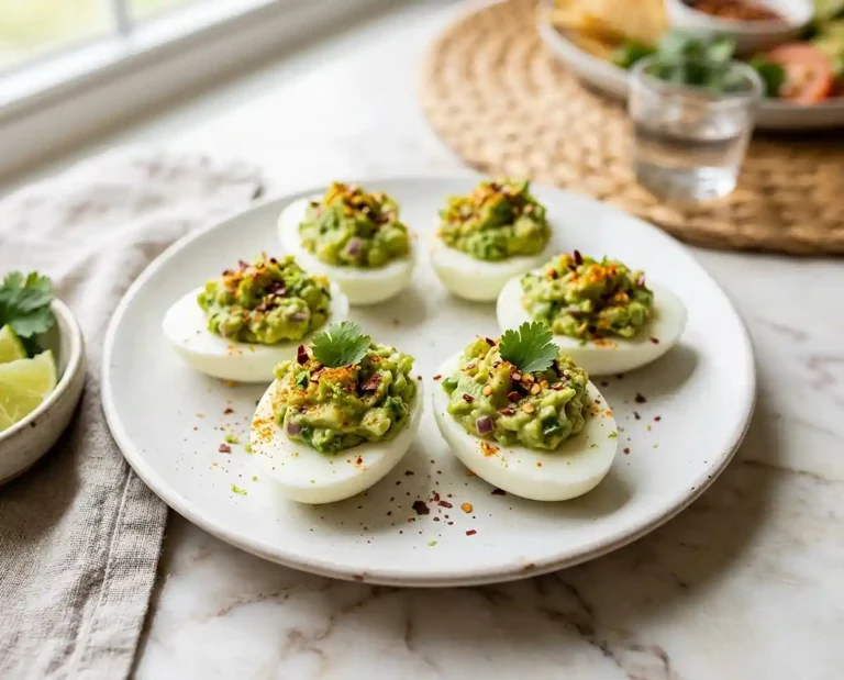 Gluten-Free Guacamole Deviled Eggs