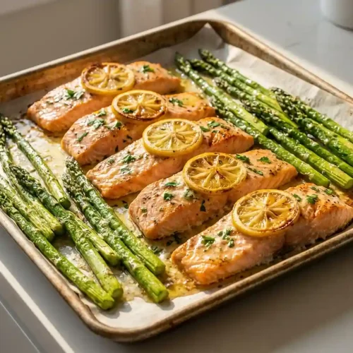 Gluten-Free Sheet Pan Salmon and Asparagus