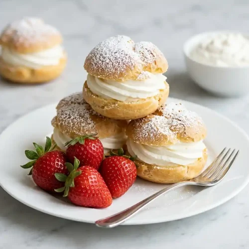 Gluten-Free Strawberry Cream Puffs