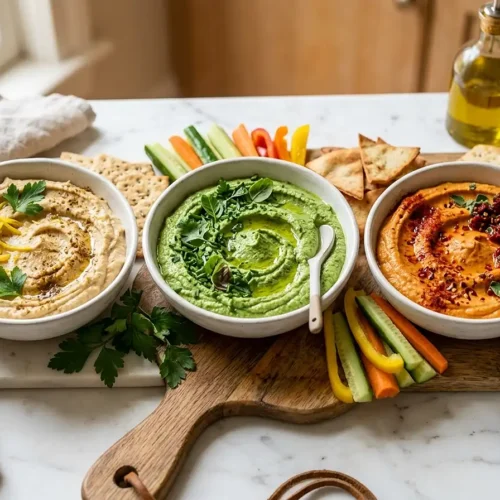 Gluten-Free Trio of Hummus