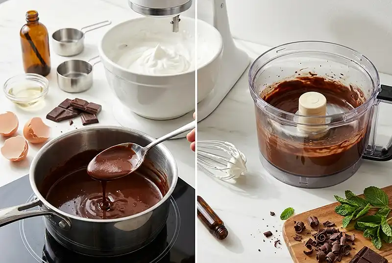 Gluten-Free Chocolate Mousse 3 aquafaba mousse