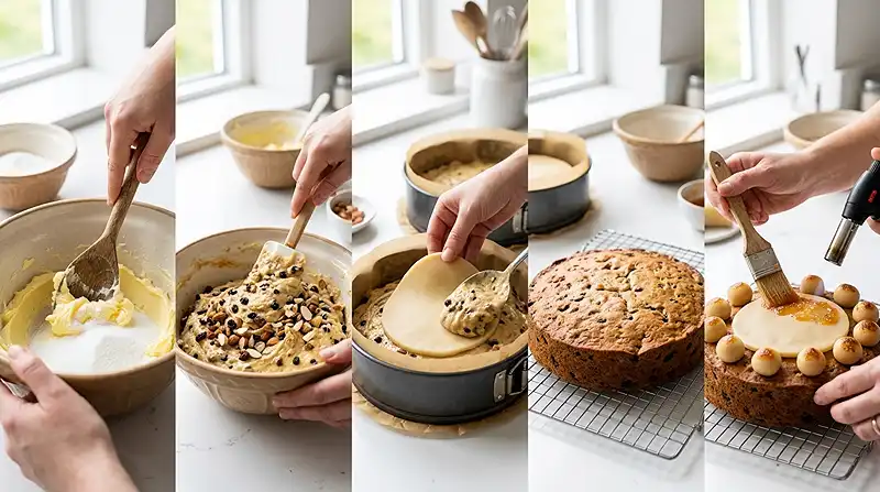 Gluten-Free Simnel Cake 3 british easter cake