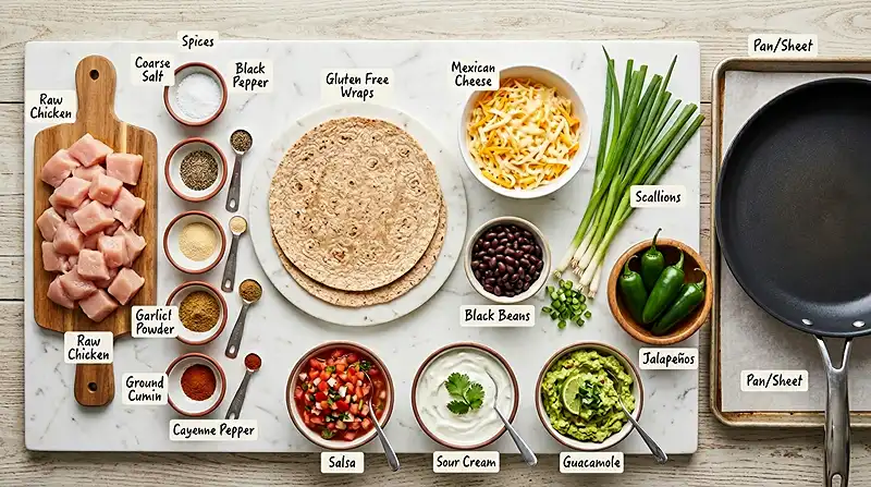 chicken quesadillas gluten free