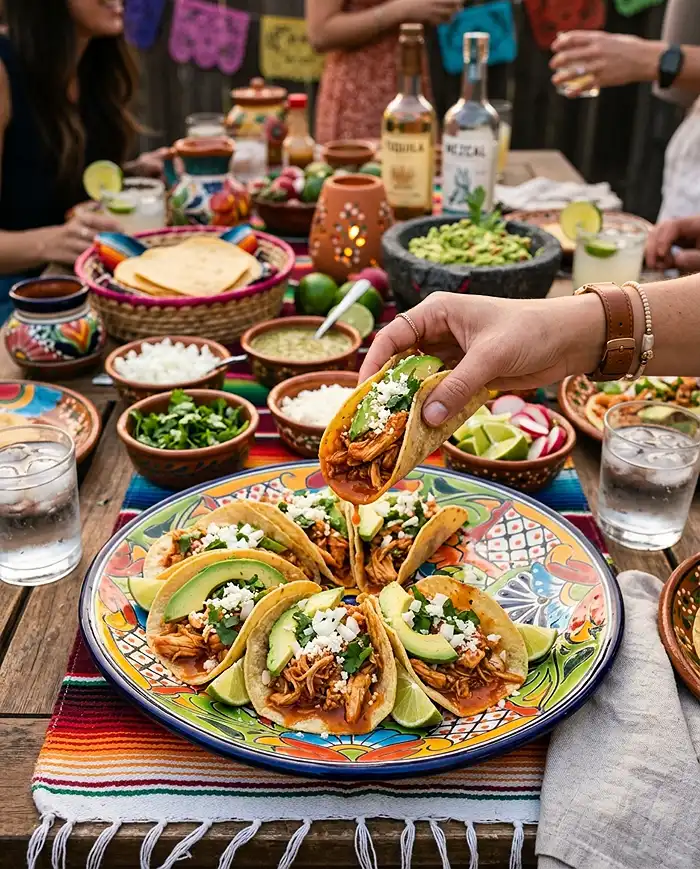 Gluten-Free Chicken Tinga Tacos 4 chipotle chicken